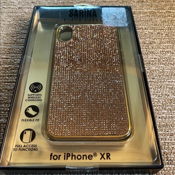 Sarina Black Label Gold iPhone XR Case - NWT - Picture 2 of 5